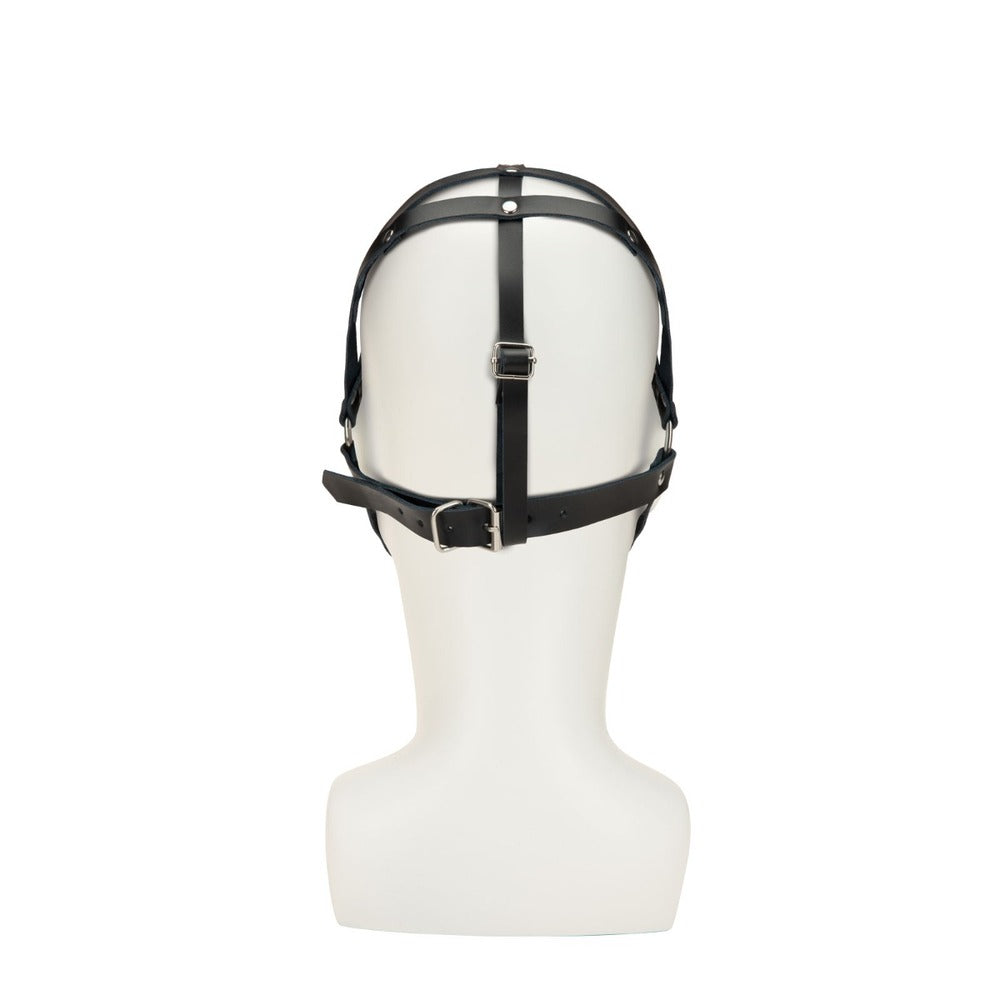 Black, stretchy web hood mask from Me You Us, part of their bondage hoods range.