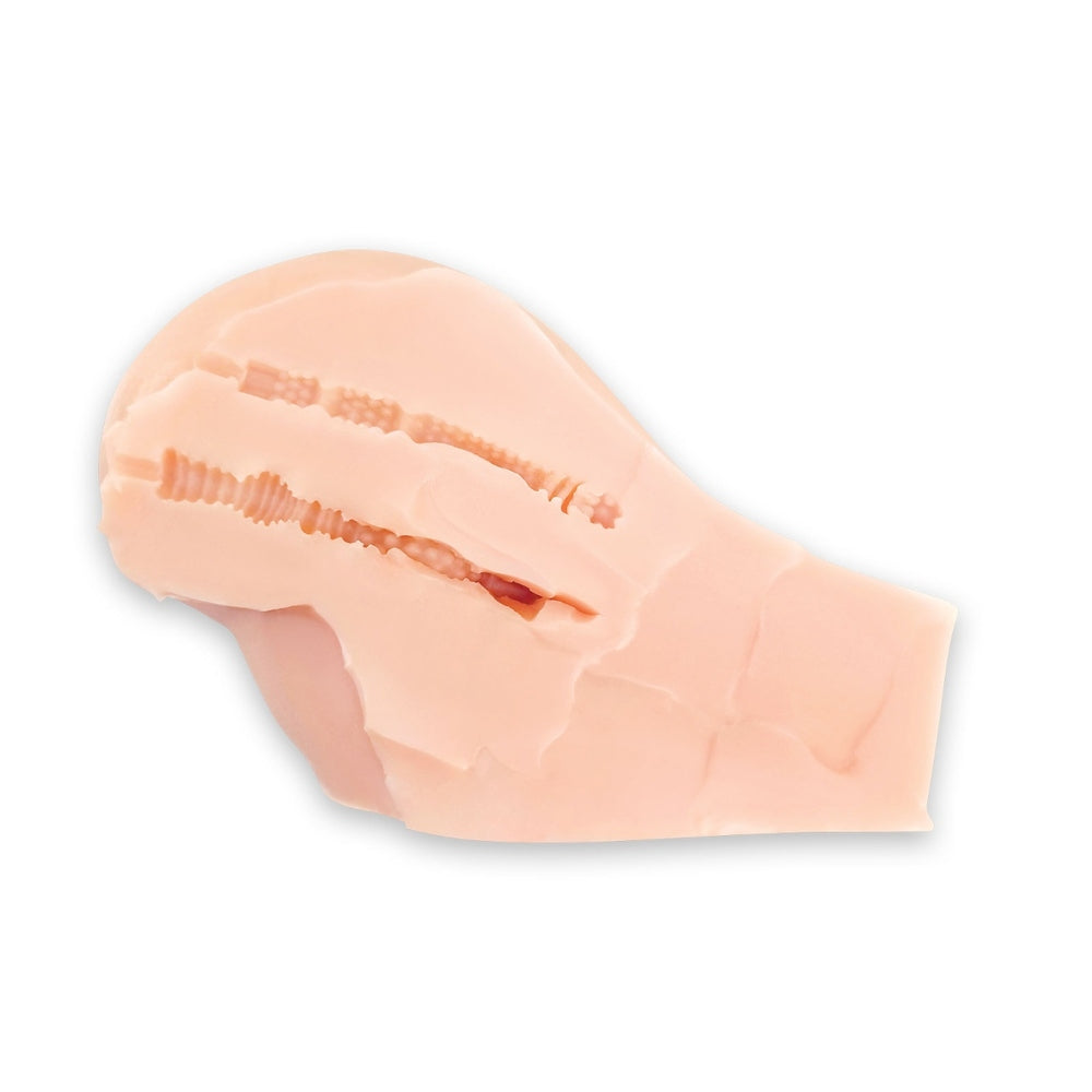 Realistic flesh-toned male masturbator from me you us, designed for intimate pleasure.
