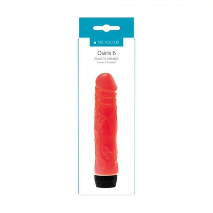 Osiris 6 penis vibrator from me you us, realistic textured sleeve attachment.