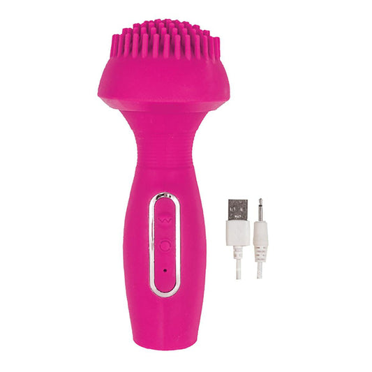 The Devine Vibes Dual Wand Climaxer from Nasswalk Toys, a clitoral vibrator for pleasure.