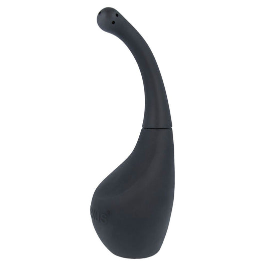 nexus pro prostate anal douche, a blue and silver metal enema for personal hygiene