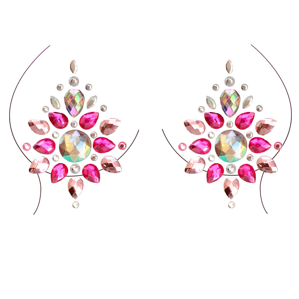 phoenix nipple jewels sticker from leg avenue lingerie, body jewellery, adhesive backing.