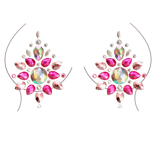 phoenix nipple jewels sticker from leg avenue lingerie, body jewellery, adhesive backing.
