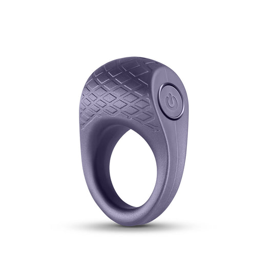levi's seduction rechargeable cockring vibrator love ring by ns novelties, dark finish