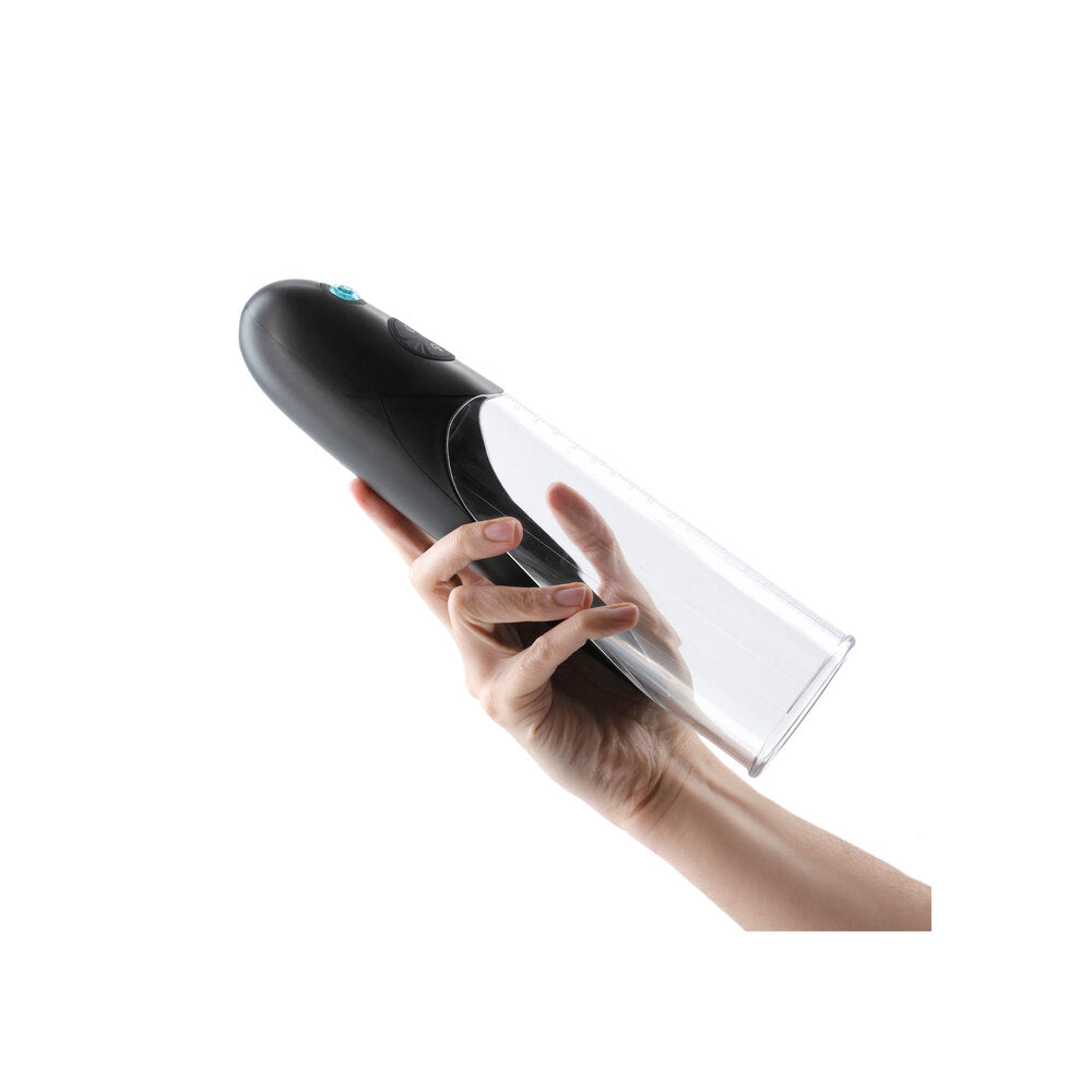 ns novelties enlarge colossus pump: clear plastic penis enlargement device with gauge