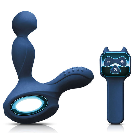 The renegade orbit prostate massager from ns novelties, a textured black pleasure toy.