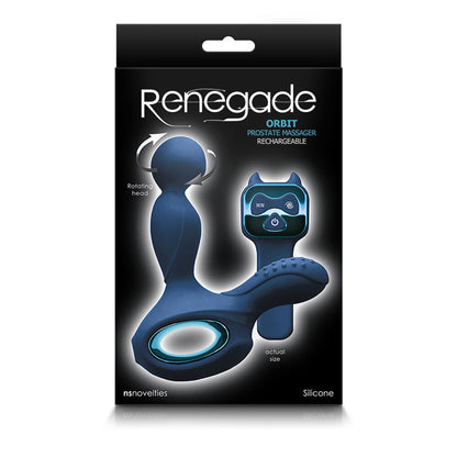 The renegade orbit prostate massager from ns novelties, a pleasure toy for prostate stimulation.