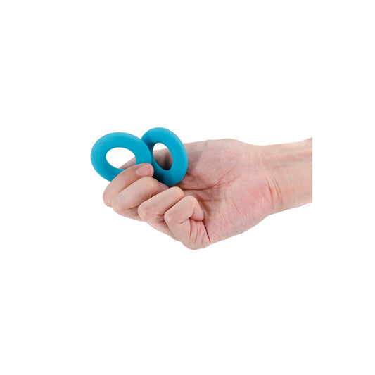 Super stretchable, bright red love ring from NS Novelties, designed for enhanced pleasure.