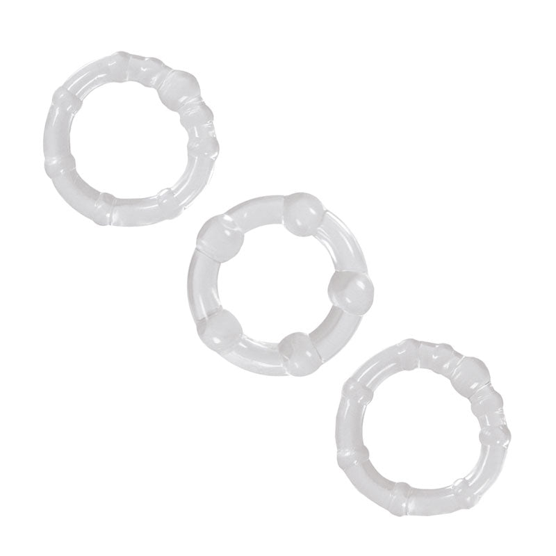Clear ns novelties renegade intensity rings cockrings for enhanced pleasure and intimate exploration.