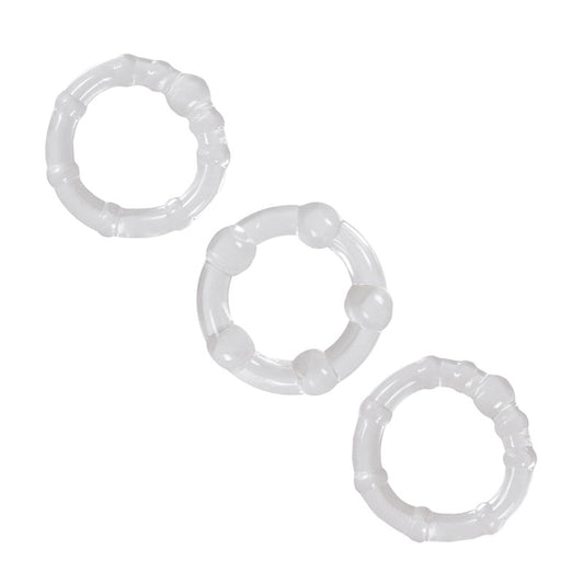 Clear ns novelties renegade intensity rings cockrings for enhanced pleasure and intimate exploration.