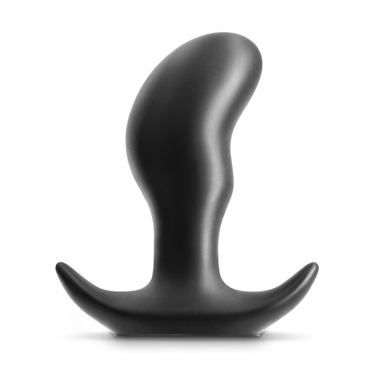 Smooth, deep burgundy silicone butt plug from ns novelties. Premium anal toy for pleasure.