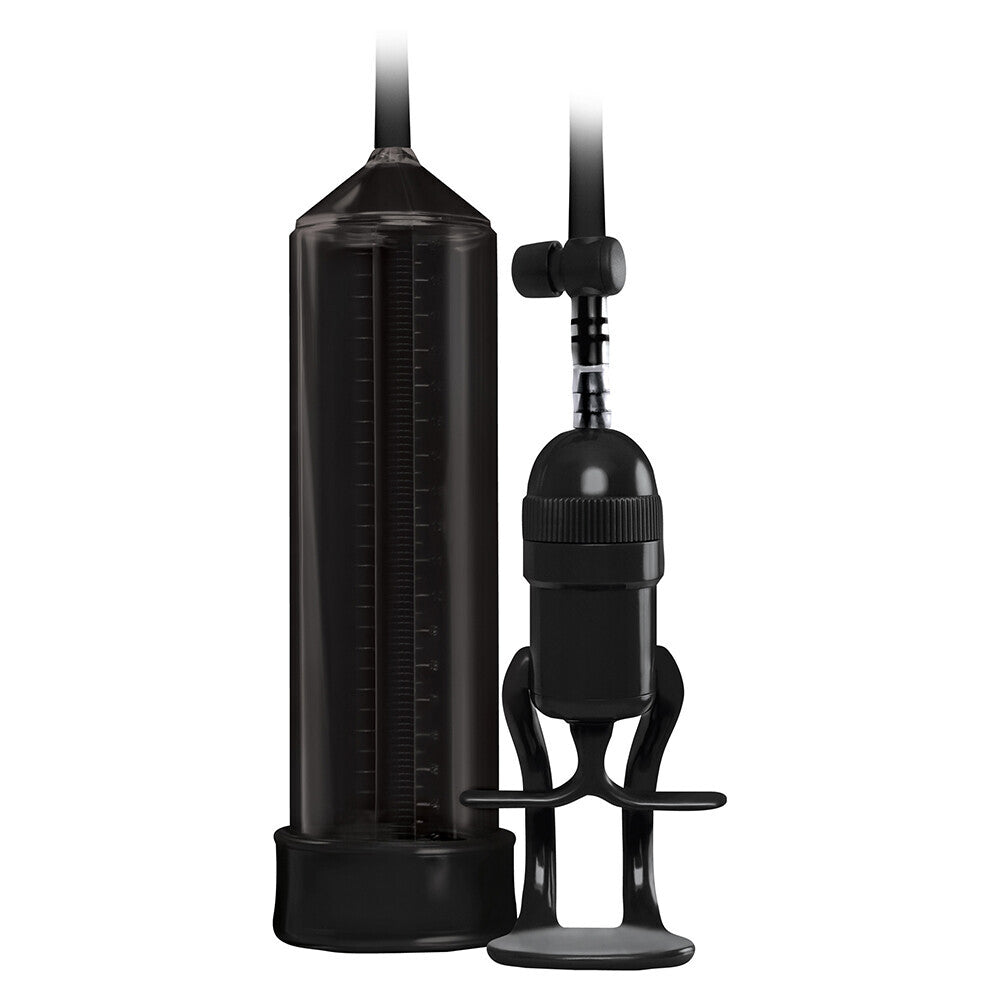 The NS Novelties renegade bolero pump in black, a penis enlargement device for enhanced pleasure.