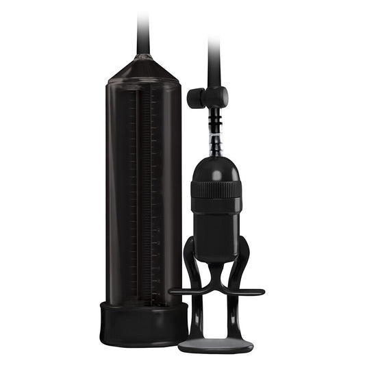 The NS Novelties renegade bolero pump in black, a penis enlargement device for enhanced pleasure.