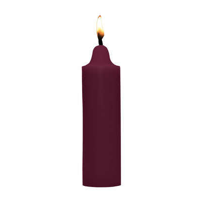 Rose-scented wax play candle from Shots Toys, for bath and massage, pink wax.