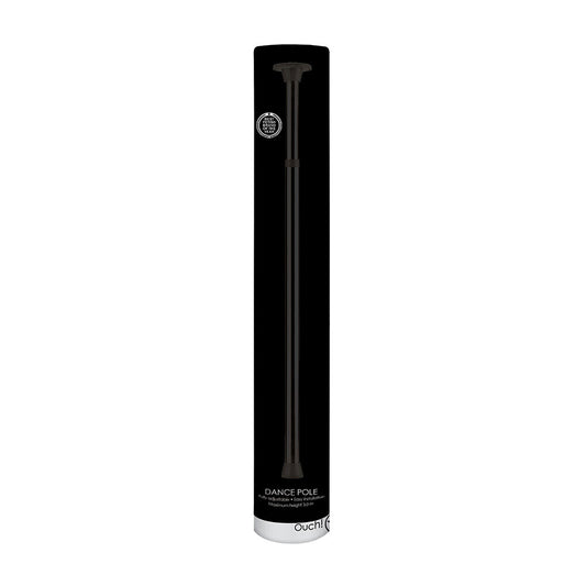 ouch black dance pole from shots toys, a sturdy and stylish large accessory.