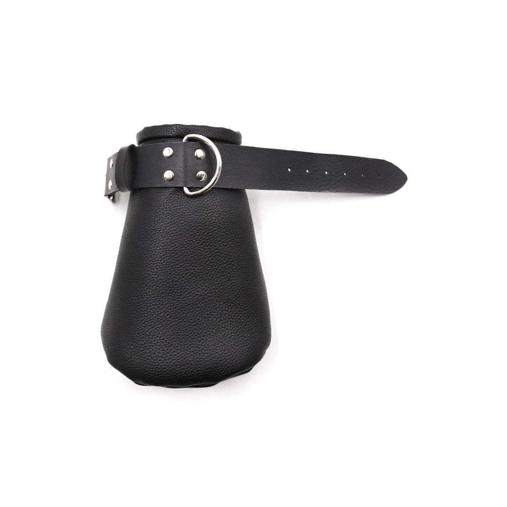 Shots Toys neoprene lined mittens for puppy play, black, looks like kink handcuffs.
