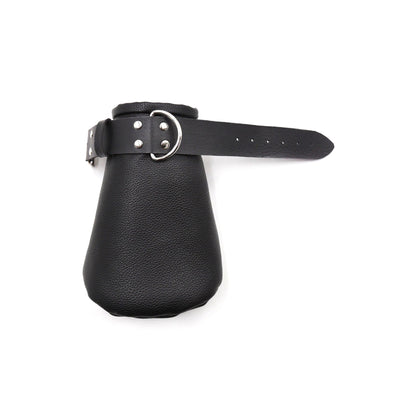 Shots Toys neoprene lined mittens for puppy play, black, looks like kink handcuffs.