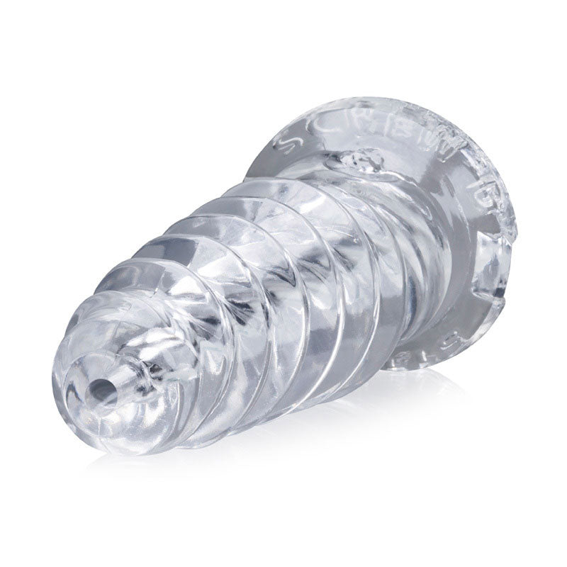 Oxballs super squishy corkscrew masturbator in pink, designed for ultimate pleasure and easy cleaning