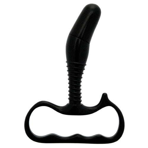 A vibrator designed for prostate massage, likely silicone and in the shape of an anserine foot.
