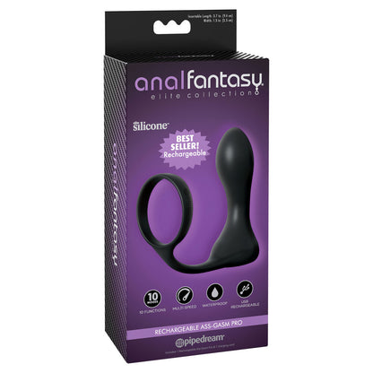 Rechargeable vibrating buttplug from pipedream's anal fantasy elite collection, designed for intense pleasure.