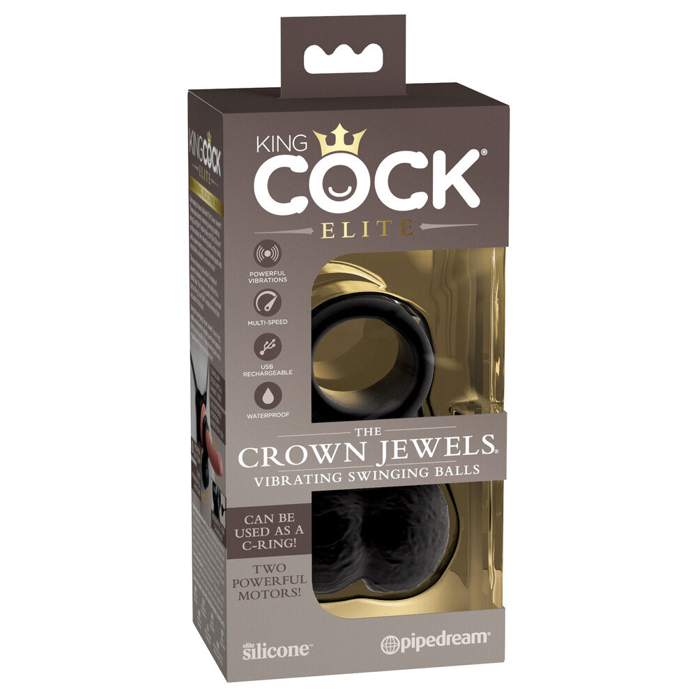 Weighted vibrating balls love ring vibrator for enhanced pleasure, a gentleman's special treat.