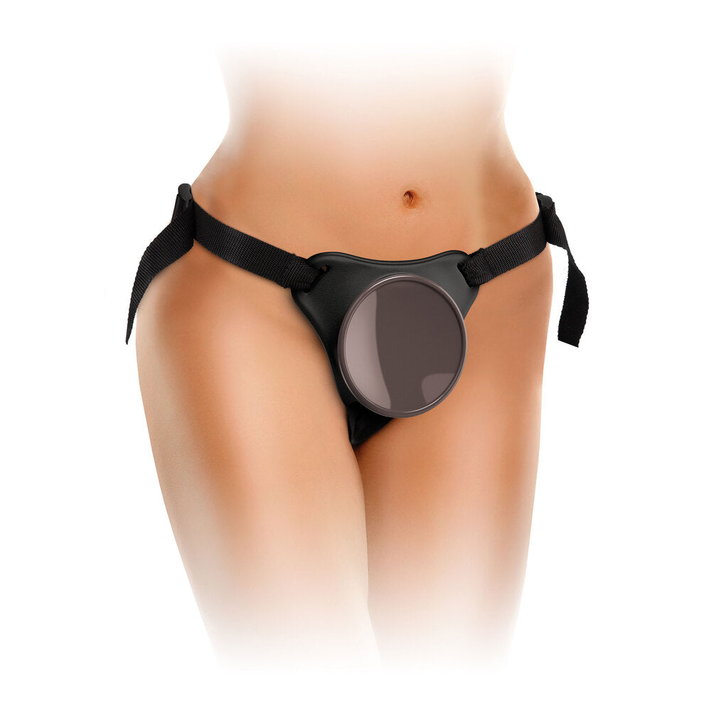 PipeDream king cock silicone body dock kit with a seven inch strap on dildo