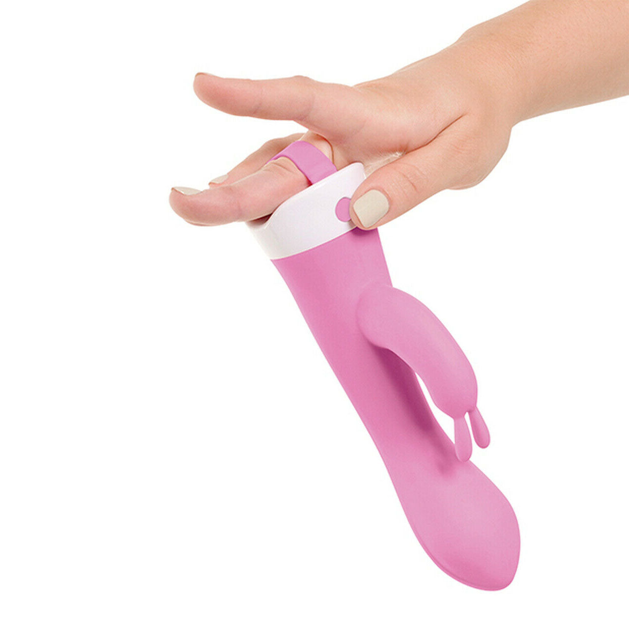 PipeDream 3Some Wall Banger rabbit vibe: purple, ergonomic design with textured bunny ears for enhanced pleasure