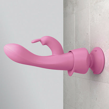 PipeDream 3Some Wall Banger rabbit vibe in vibrant pink with a textured finish.