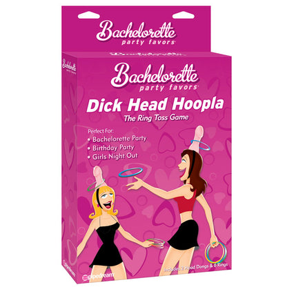 PipeDream Dick Head Hoopla game with colourful rings, a novelty item for cheeky fun.