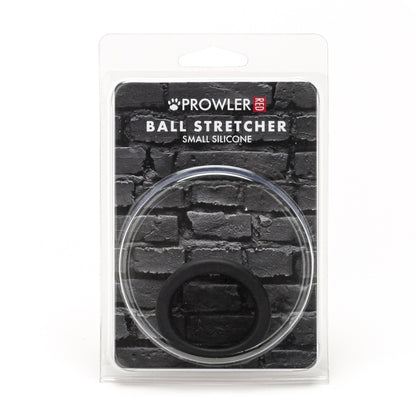 Small, red silicone ball stretcher from Prowler, a love ring for a bit of fun.