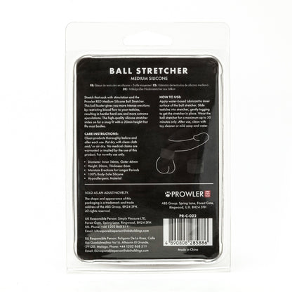 red silicone ball stretcher from prowler, a medium-sized love ring for pleasure.