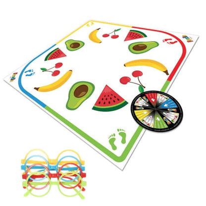 Play Wiv Me Fondle Board Game close-up showing colourful wooden tactile shapes for sensory play.