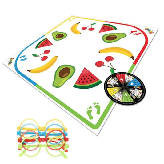 Play Wiv Me Fondle Board Game close-up showing colourful wooden tactile shapes for sensory play.