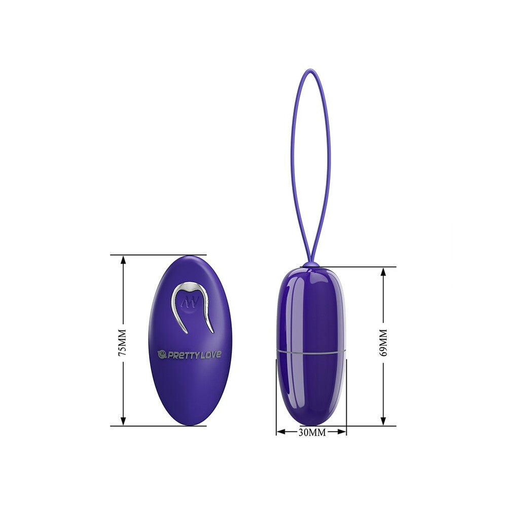 Pretty Love Selkie vibrating egg with remote control for discreet pleasure.