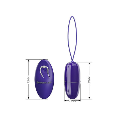 Pretty Love Selkie vibrating egg with remote control for discreet pleasure.