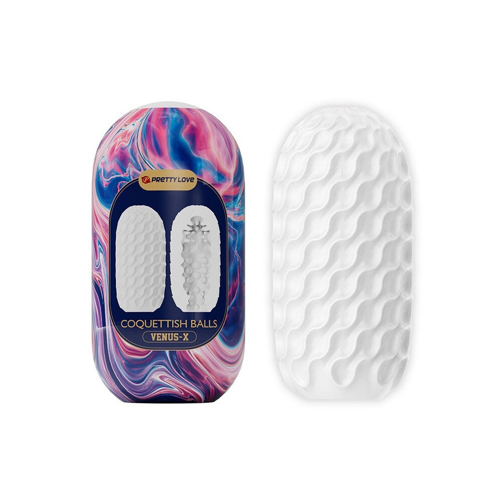 pretty love venus x coquettisch ball masturbator for pleasurable solo fun, close up