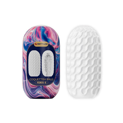 pretty love venus x coquettisch ball masturbator for pleasurable solo fun, close up