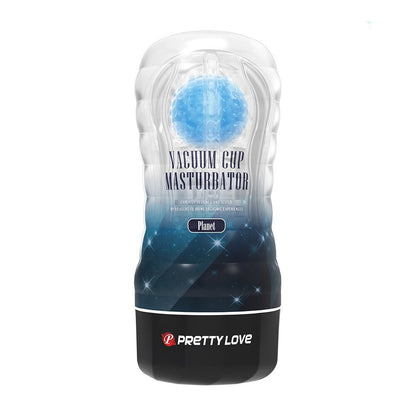 Pretty Love plant-shaped masturbator in blue, designed for vacuum stimulation and pleasure.