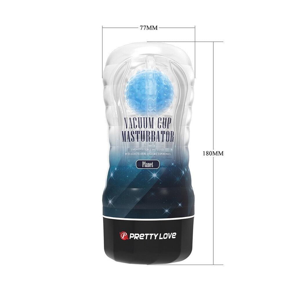 Blue Pretty Love Plant vacuum masturbator, a pleasure toy for solo fun.