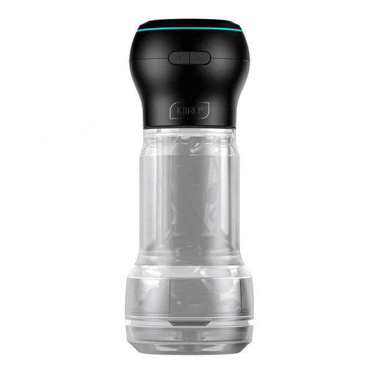 kiiroo feel pocket powerblow masturbator, compact and textured for enhanced pleasure, vibrating and discreet.