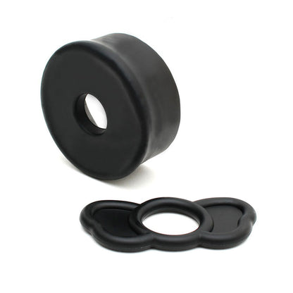 Rimba ppump replacement kit components, including clear cylinder, valves and connection tubing.