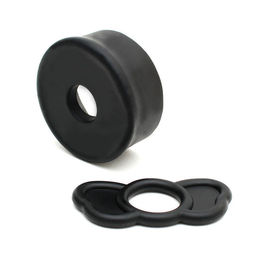 Rimba ppump replacement kit components, including clear cylinder, valves and connection tubing.