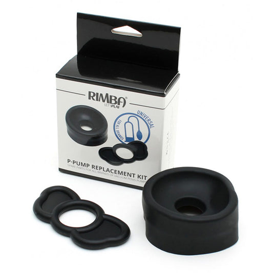 Replacement kit for the rimba ppump, showing clear tubing and components for penis development.