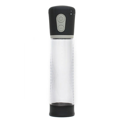 rimba ppump pp03 electronic penis enlargement system, showing device with clear cylinder and controls