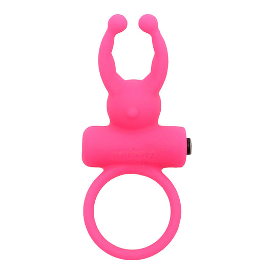 rimba vibrating beetle cock ring, a love ring vibrator with textured detailing