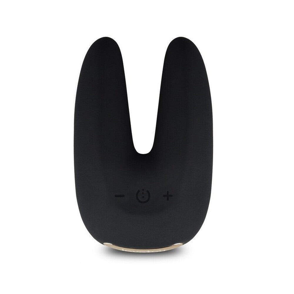 Lovetoy o sensual rapture vibrator, twin-headed design in a smooth, body-safe material for clitoral stimulation.