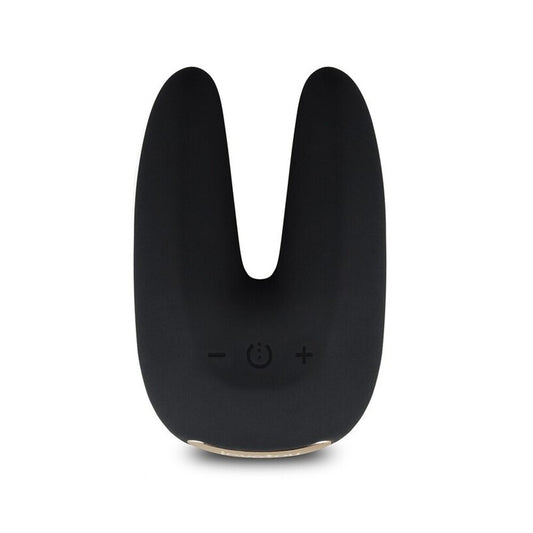 Lovetoy o sensual rapture vibrator, twin-headed design in a smooth, body-safe material for clitoral stimulation.