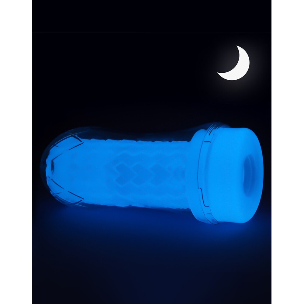 Lovetoy lumino play masturbator 1, glow in the dark material, for solo fun.