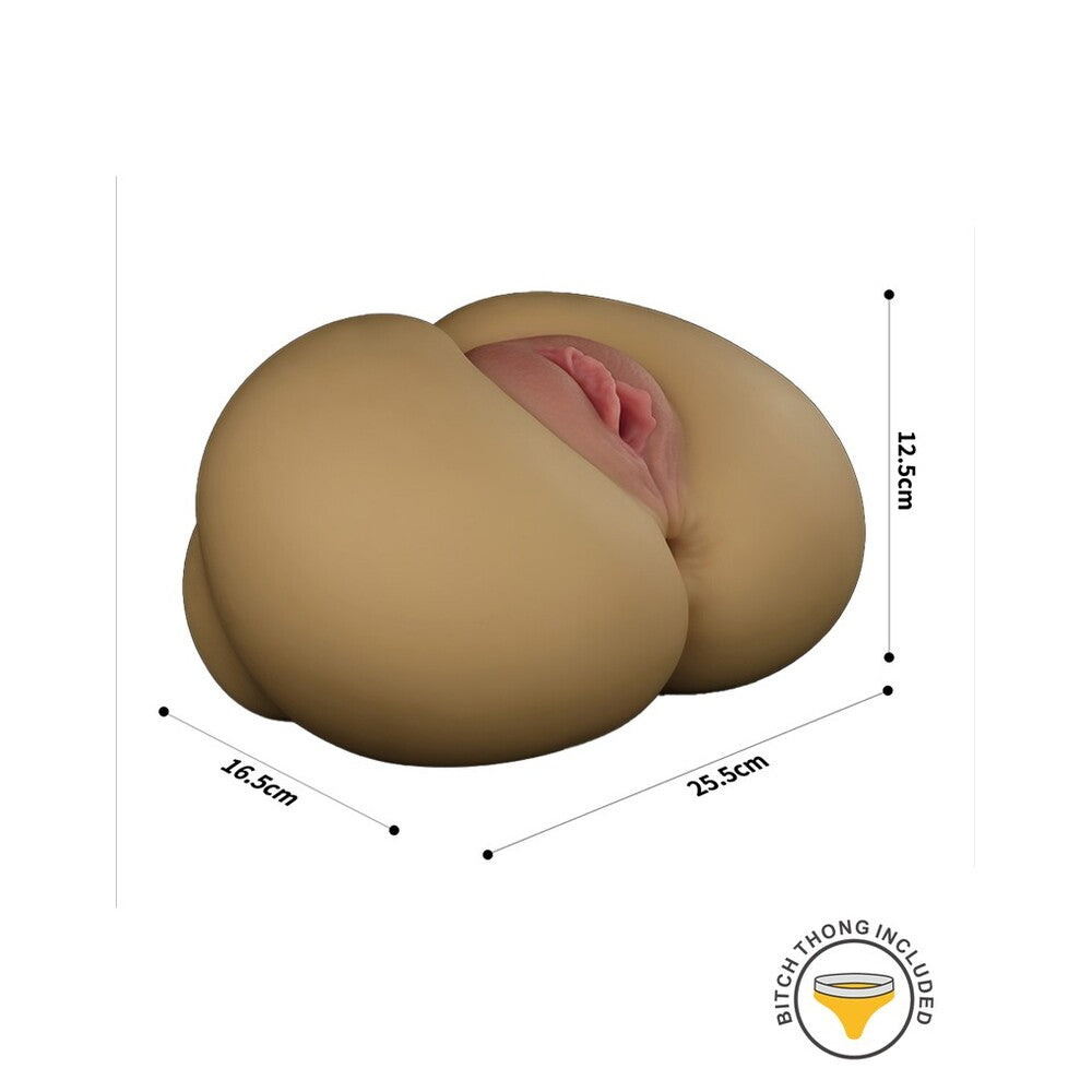 Flesh pink Lovetoy Streetgirls Number 12 realistic masturbator, designed for solo pleasure.