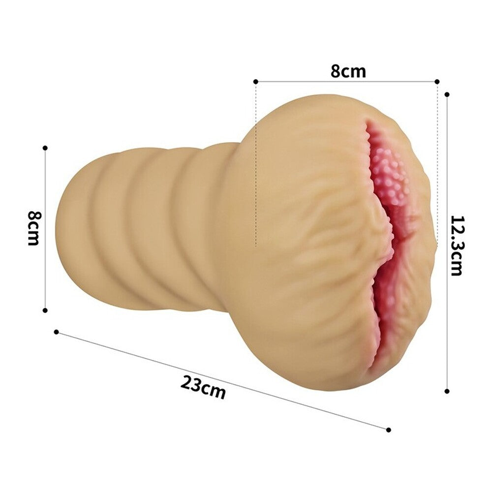 Lovetoy aliens pie number 1 masturbator in a flesh pink, made for pleasure.